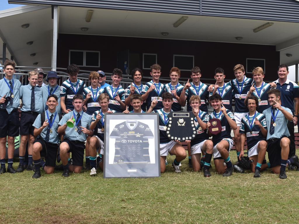 Mercy College defeated St Brendan's in the Cowboys Challenge grand final in Mackay, September 1, 2021. Picture: Matthew Forrest