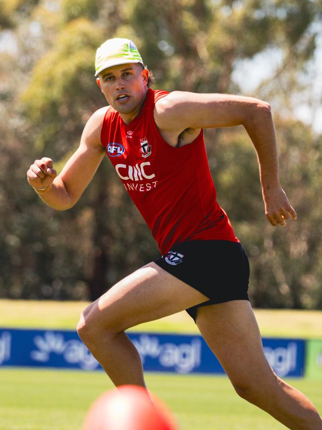 Rowan Marshall put through his paces. Picture: Jack Cahill.