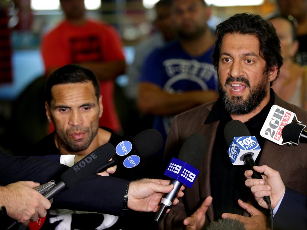 Anthony Mundine and Khoder Nasser.