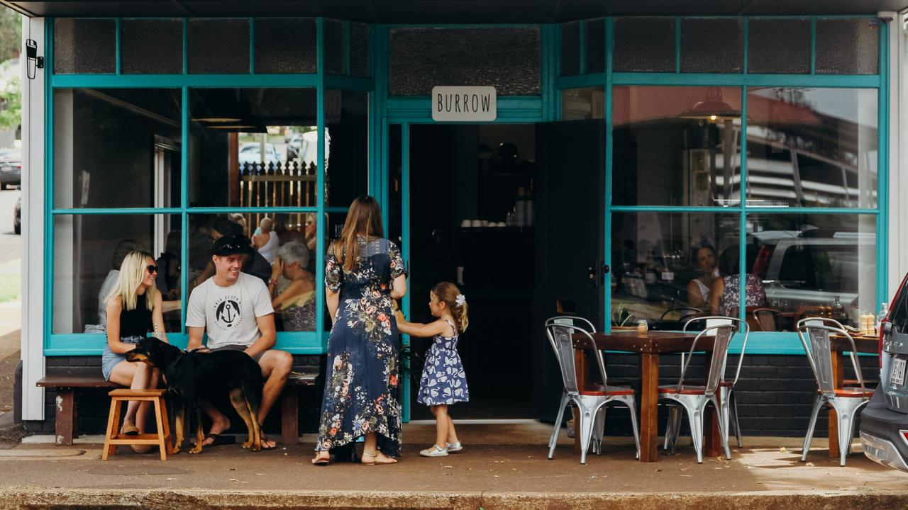 Burrow cafe. Bridge St. Toowoomba.