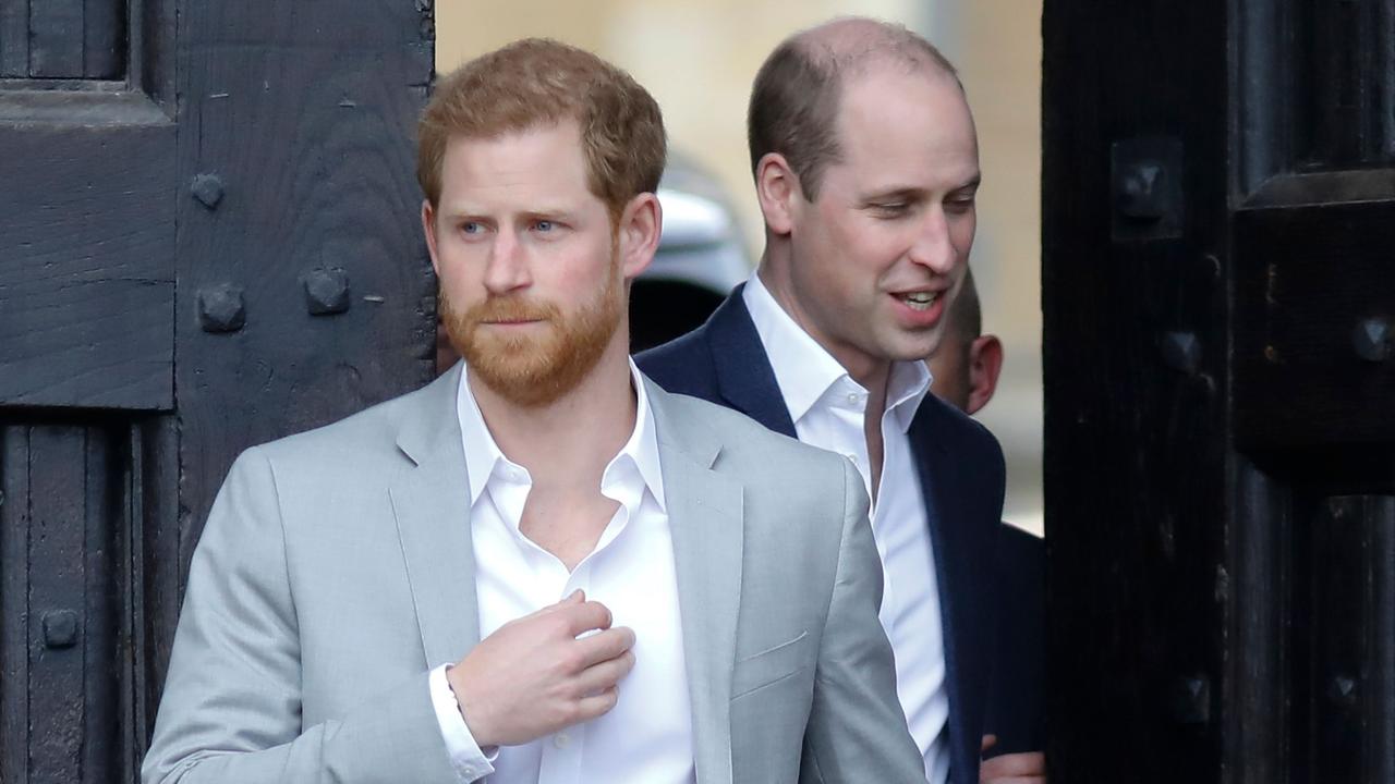 Prince Harry confirmed reports of a rift with Prince William in his television documentary. Picture: AFP