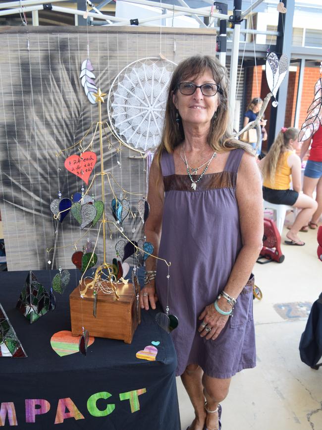 Leslee Mackenzie from Conscious Impact in Airlie Beach at the Proserpine Community Christmas Market on Sunday, December 13. Photo: Elyse Wurm