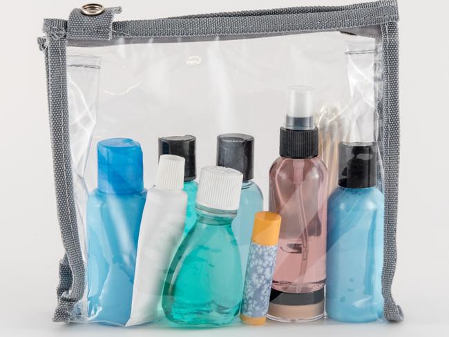 Here's a clever way to stop your liquid products from exploding mid-flight and ruining everything in your toiletries bag.