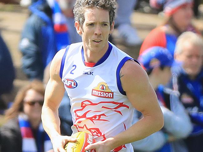 The Western bulldogs final training session in front of screaming fans, at Whitten Oval in Footscray. Robert Murphy. Picture: Alex Coppel