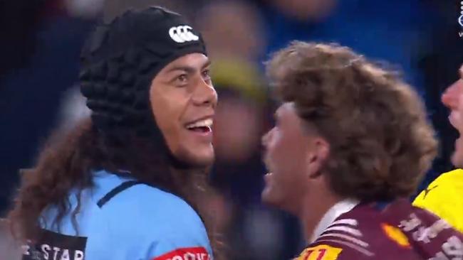 Luai loves being in the thick of it. Photo: Channel 9