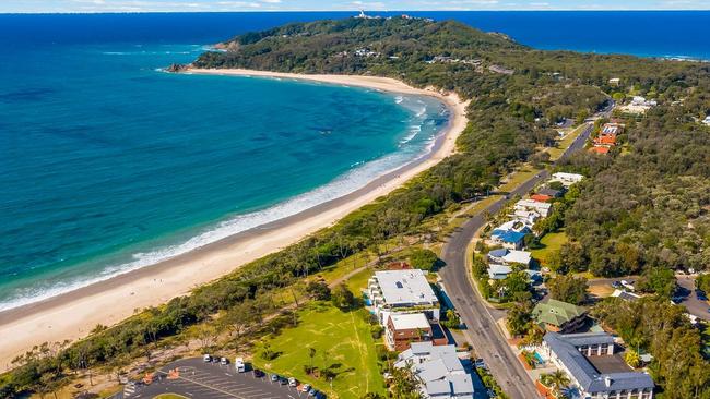 Northern NSW tourism hub Byron Bay is much-loved by travellers and well-known for its beaches.