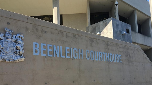 A Logan bikie member has been jailed for his involvement in a terrifying home invasion of a young family, including young children.