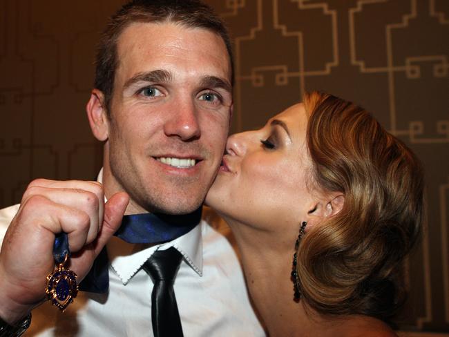 2011 Brownlow Medal. Dane Swan with girlfriend Taylor Wilson