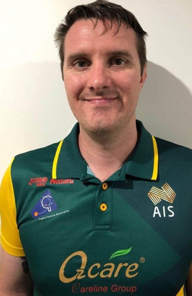 Rockhampton's Joel Coughlan has been named co-captain of the Australian Para-table tennis squad for the Tokyo 2021 Paralympic Games. Photo: Table Tennis Australia