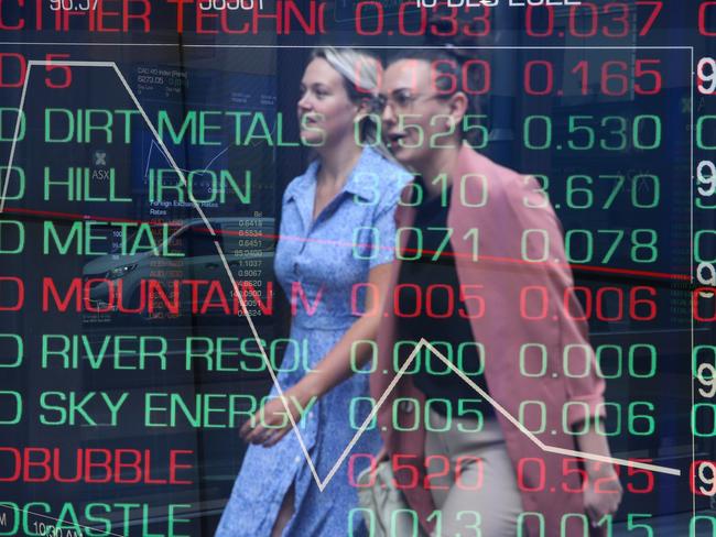 SYDNEY, AUSTRALIA - Newswire Photos October 31, 2022: Members of the public are seen walking past the ASX in Sydney. Picture: NCA Newswire / Gaye Gerard