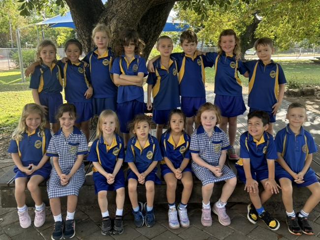 27/08/2024 - Transition Giallouris Class of 2024 at Parap Primary School.Top row: Merel Rhebergen, Petra Tibollo, Charlotte Story, Harry Moss, Ethan Stanley, Sean Purtill, Aila Moore, Iva Bricknell-CookBottom row: Annabelle Barnard, Ella Cordner, Oisin Woodley Beuret, Manta Fairless, Alita Fitts, Lily Miles, Ted Waaka, Austin Horner Picture: Afroditi Giallouris