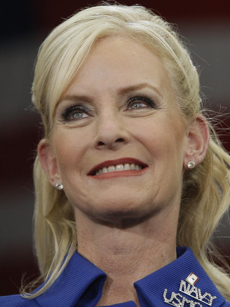 Cindy McCain has now been blamed for “helping cost us Arizona” by her fellow Republicans, after she endorsed Joe Biden. Picture: AP Photo/Stephen Savoia (AP Photo/Stephan Savoia)