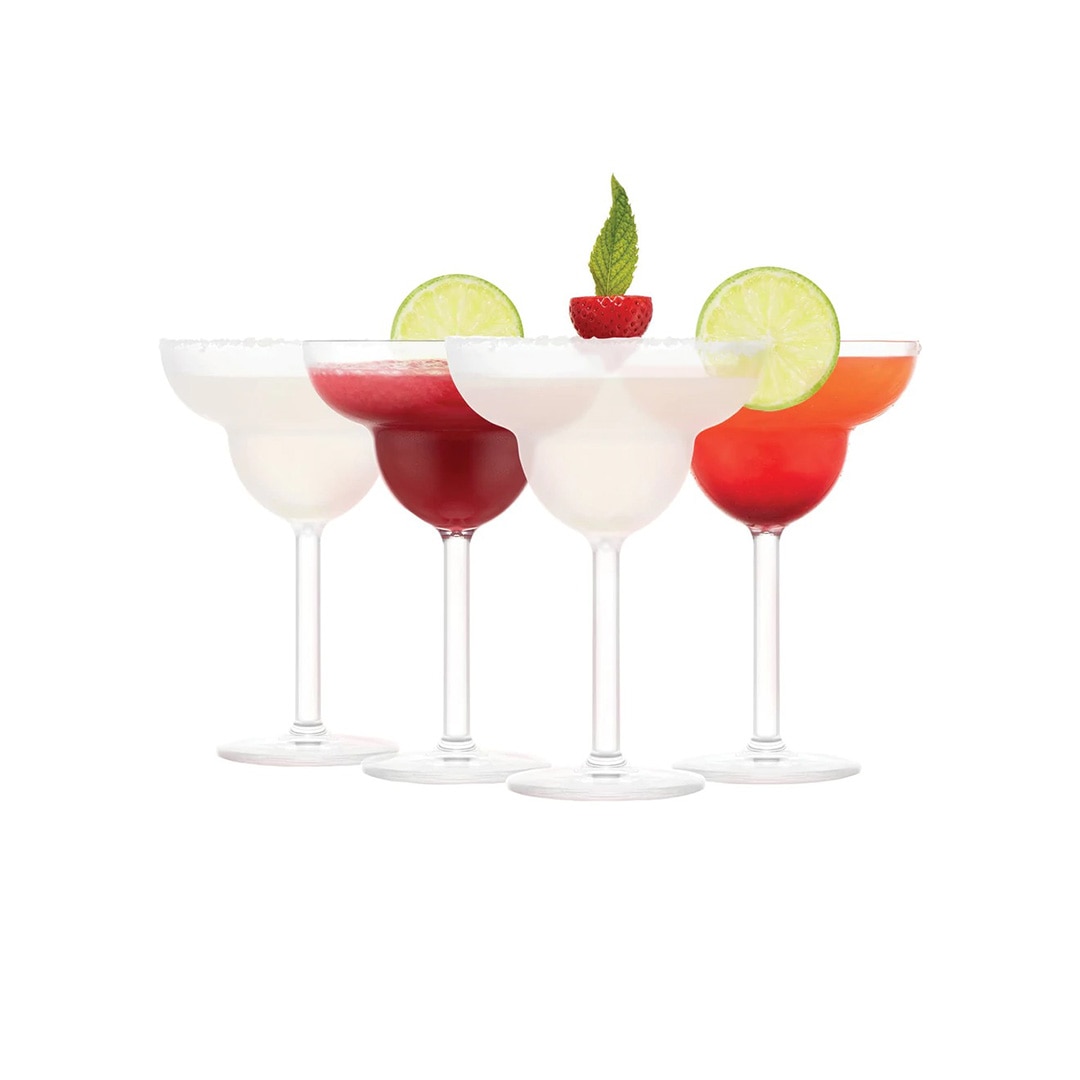 Floating Wine Glasses for Pool Set of 4 Shatterproof Poolside Wine