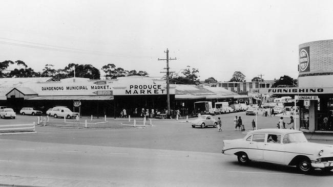 Dandenong Market in February 1972.