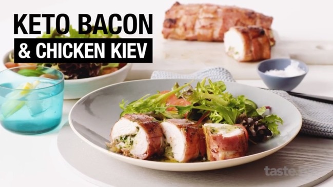 Keto Bacon Chicken Kiev