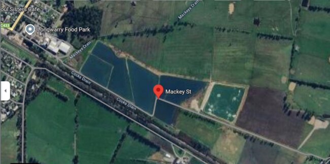 The male rider of a Harley trike was travelling on Mackey St in Longwarry just before 10pm on Friday when they lost control of the bike and crashed. Picture: Google Maps