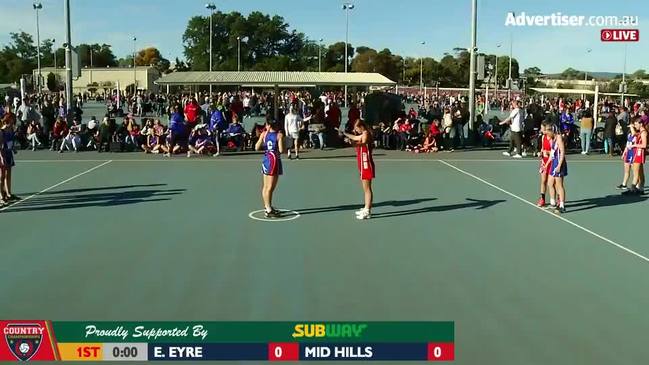 REPLAY: SA Country Netball Championships - Eastern Eyre vs Mid Hills (U15's Div 2A) - Court 6