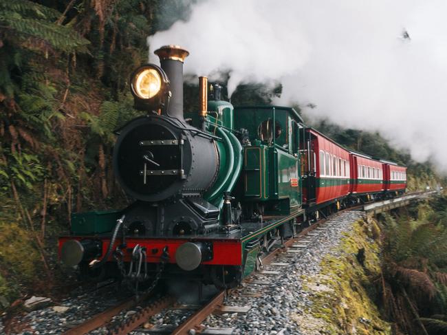 West Coast Wilderness Railway. Photographer:Nick OsborneTasweekend. Penny McLeod travel story. Oct 22