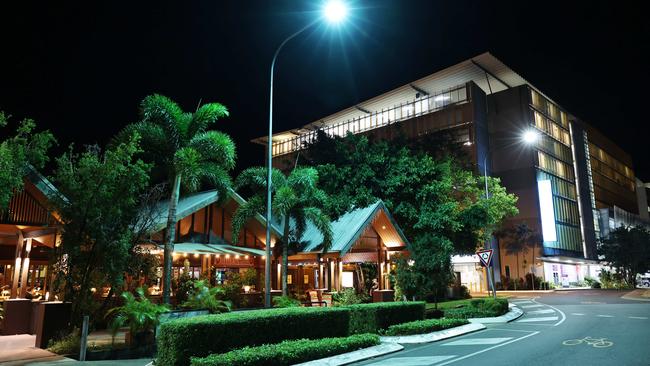 Safety near the multi-storey parking lot of the Cairns Hospital has been brought into question. Picture: Brendan Radke