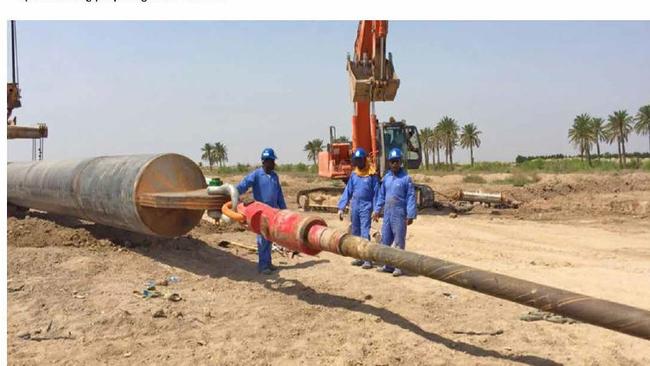 Pipeline used for the Gold Coast long term recycled water plan