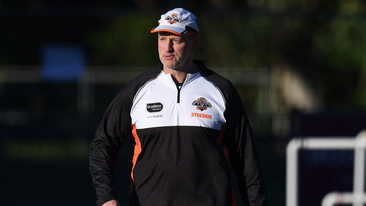 Coach Michael Maguire insists leadership is not about just one person. Picture: NRL Photos