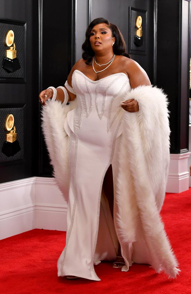 Hair tossed, checked her nails. Picture: Getty Images