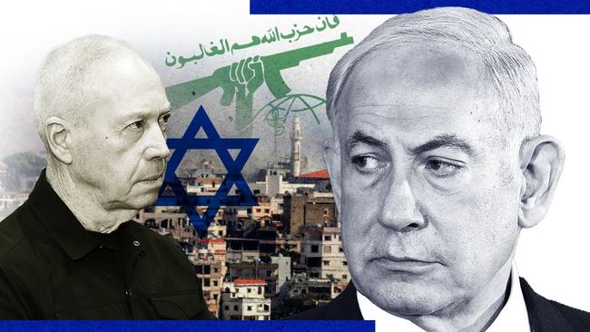 Benjamin Netanyahu, right, has clashed with his defence minister Yoav Gallant, left, over a ceasefire deal to free hostages in Gaza and plans for over the war with Hezbollah in Lebanon.