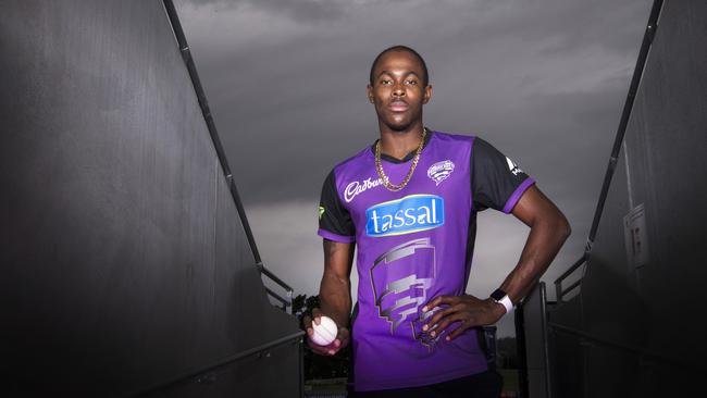 Jofra Archer will miss the entire BBL season because of his England team commitments. Picture: CHRIS KIDD