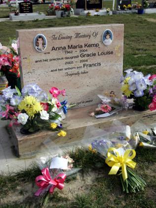 Anna and her daughter are buried in Dunedin, New Zealand. Picture: Rob Leeson