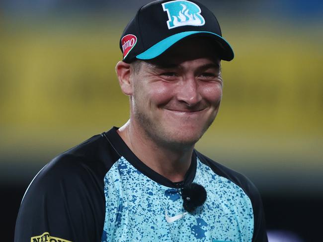 GOLD COAST, AUSTRALIA - JANUARY 19: Matt Renshaw of the Heat looks onduring the Qualifier BBL Finals match between Brisbane Heat and Sydney Sixers at Heritage Bank Stadium, on January 19, 2024, in Gold Coast, Australia. (Photo by Chris Hyde/Getty Images)