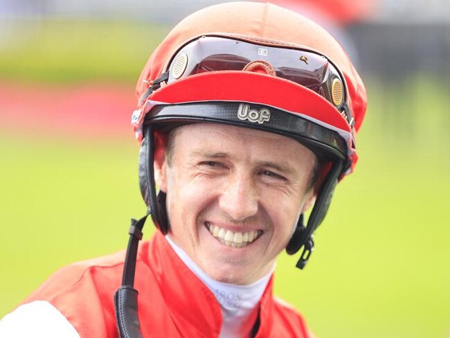 WOLLONGONG, AUSTRALIA - NOVEMBER 21: Brock Ryan looks on after winning race 9 the PFD Food Services Benchmark 78 Handicap on Monegal during 'The Gong Race Day' at Illawarra Turf Club, Kembla Grange, on November 21, 2020 in Wollongong, Australia. (Photo by Mark Evans/Getty Images)