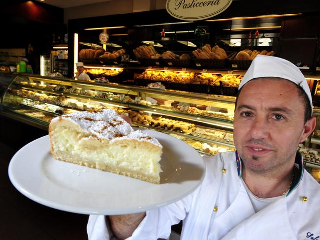 Salvatore Papa, the owner of Pasticceria Papa.