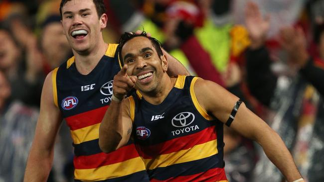 The Crows have the best attack in the league, which Mitch McGovern and Eddie Betts are part of. Picture: Getty Images