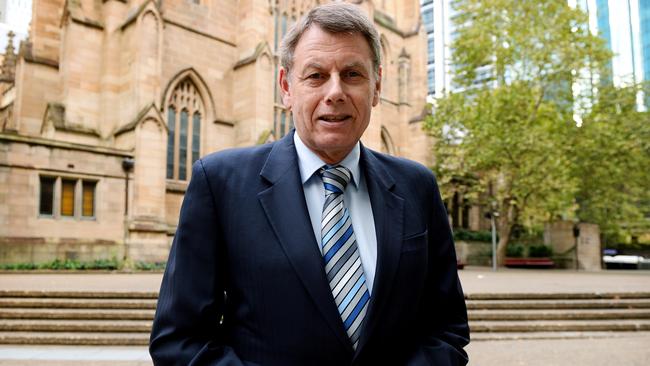 Dr John Collier, head of St Andrews Cathedral School, pictured at the school in Sydney. (Pic: Dan Himbrechts)