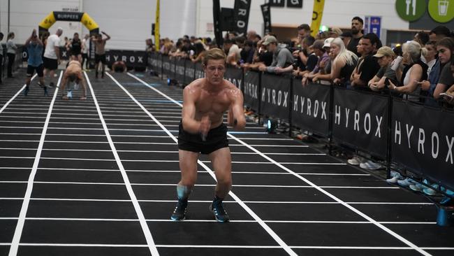 10000 athletes put their fitness to the test in a massive Hyrox competition this weekend (14-15 Dec) at Melbourne Exhibition and Convention Centre. Picture Valeriu Campan