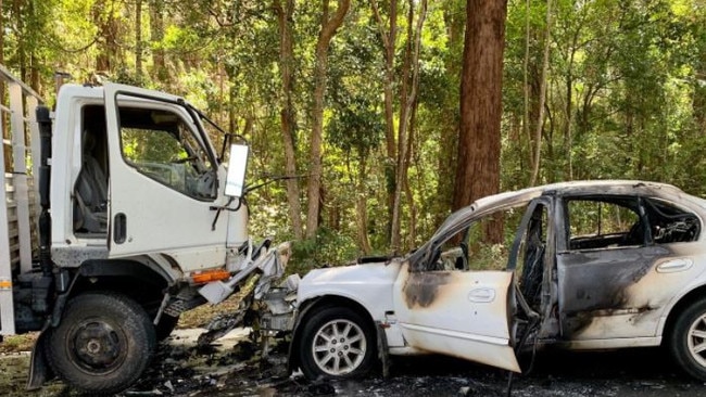 Blackall Range Rd will be closed for a number of hours due to the crash. Picture: Patrick Woods