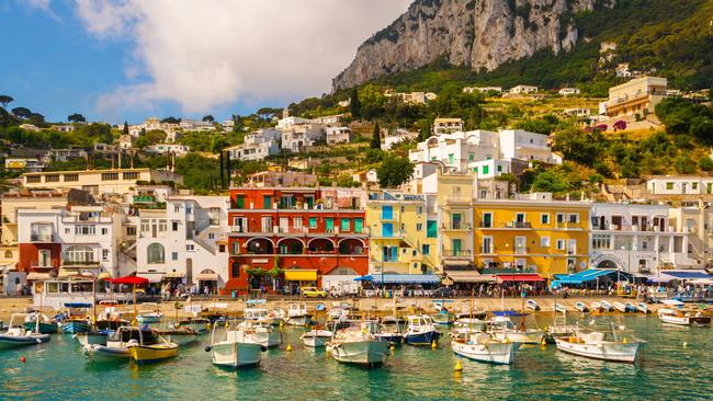 Capri is the spot for a long lunch.