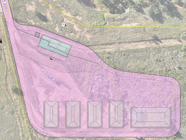 Planned changes to the waste facility at Wallumbilla, which is undergoing changes to become a waste transfer station.