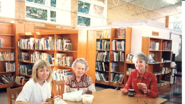 Kerrie Fairlie, Dorothy Southwell and Jill gribble at Ballina Library in 1988.