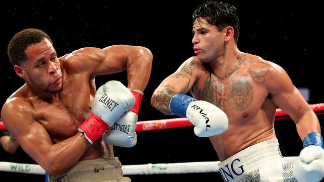 Haney was destroyed by Garcia. (Photo by Al Bello/Getty Images)