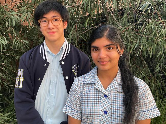 Elliott Fong and Amrita Kohli. Picture: Kerryn Murray