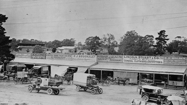 Dandenong Market in 1924.