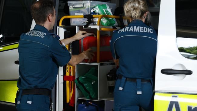 General, generic file photo of Queensland Ambulance Service advanced care paramedics responding to a medical emergency in Cairns. Picture: Brendan Radke