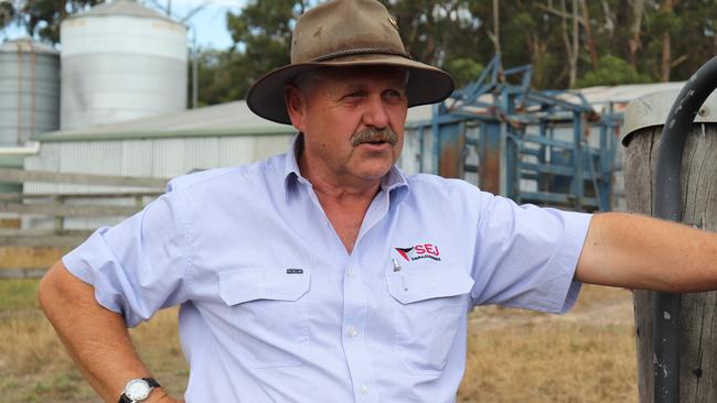 Care with animals: Livestock agent Paul Phillips said he had no hesitation about raising safety issues on farms when he encountered them. “No amount of commission makes up for any lack of safety.”