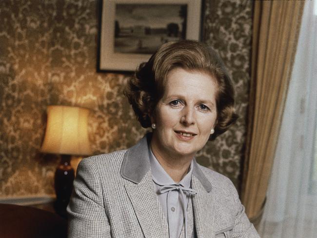 Margaret Thatcher. Picture: AP