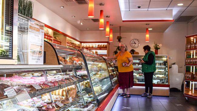 The Tanunda Bakery's display. Picture: Jason Katsaras