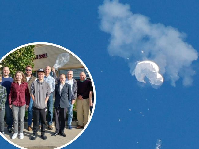 COMPOSITE 16:9: Hobby balloonists fear US shot down their balloon