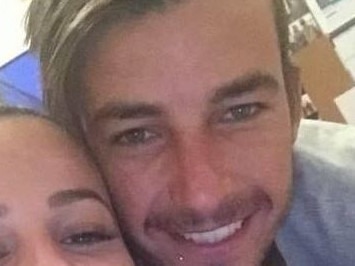 Seaford ID victim.- Cam Smith with Natasha Stroumos. Supplied