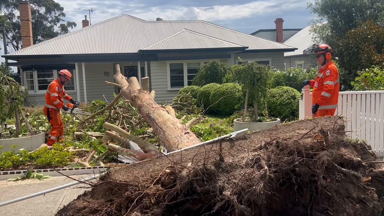 Storm damage in Geelong