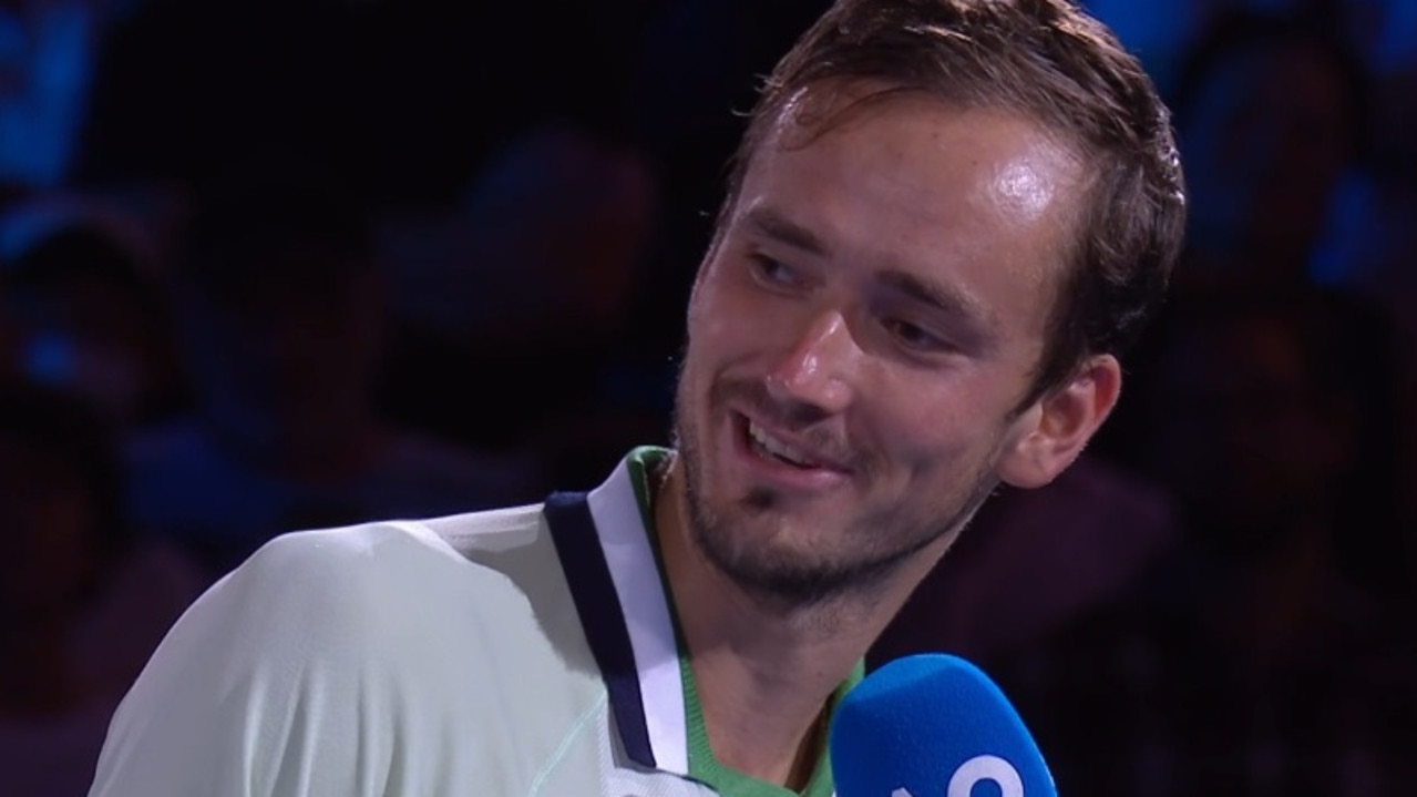 Daniil Medvedev delivered a final barb to the crowd.